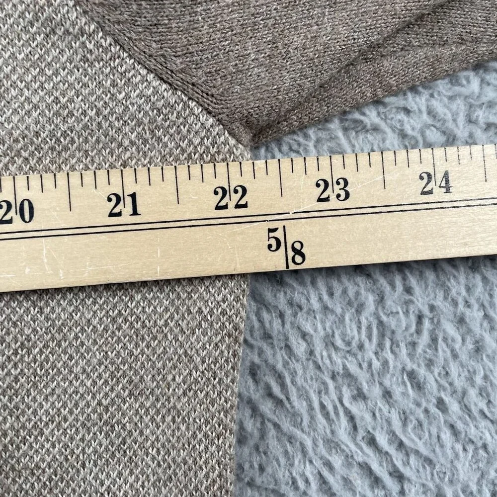 Jos A Bank Sweater Mens Large 1/4‎ Zip Elbow Pad Cotton Cashmere Pullover